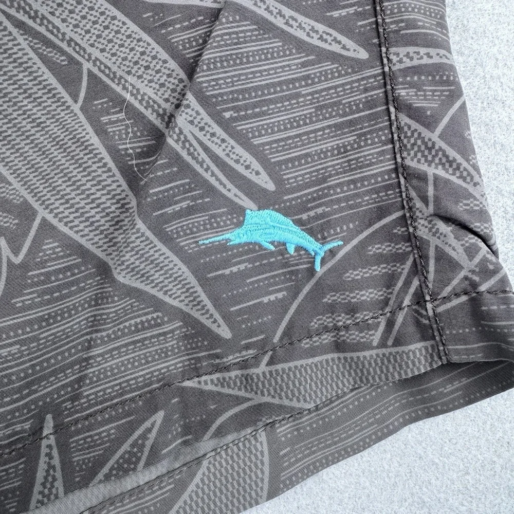 Tommy Bahama Relax Swin Trunks Men XL Gray 6